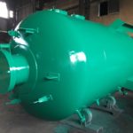 External Painting of Rubber lined pressure vessel